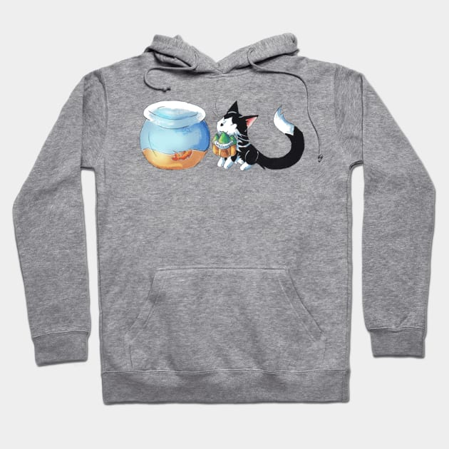 Welcome, Fishy! Hoodie by KristenOKeefeArt